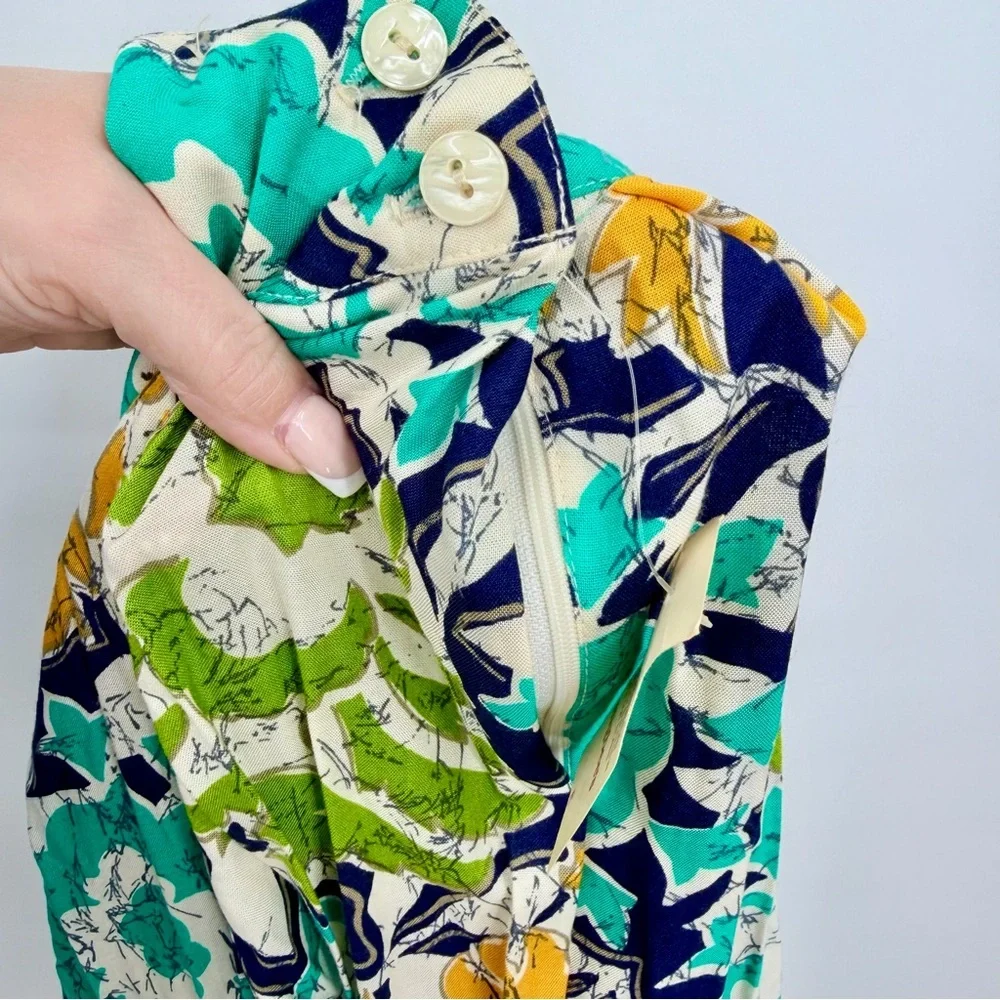 COUNTERPARTS Vintage 90s Floral Midi Skirt NWT Made In USA